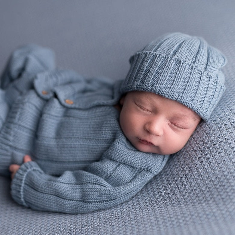 Blue Knitted Hat