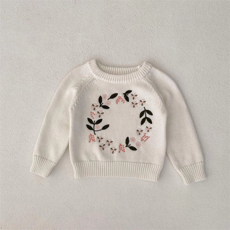 Embroided Knitted Sweater