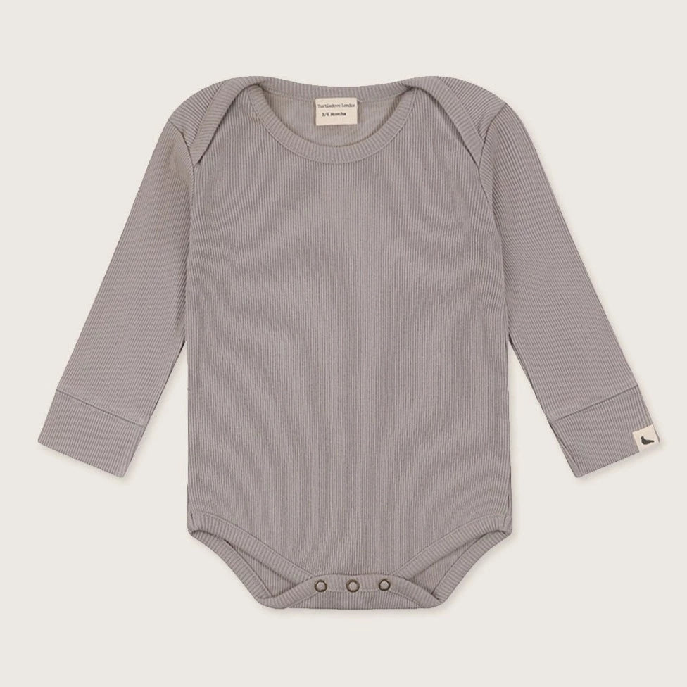 Grey Rib Bodysuit