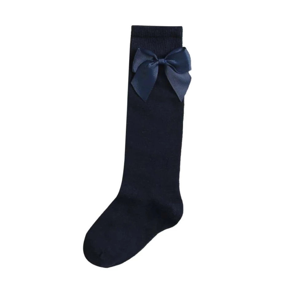 Navy Knee High Socks