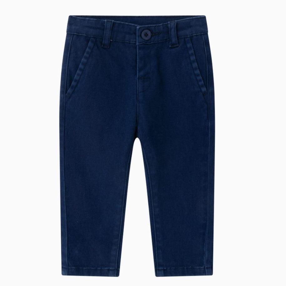 Navy Blue Baby Chino Trousers